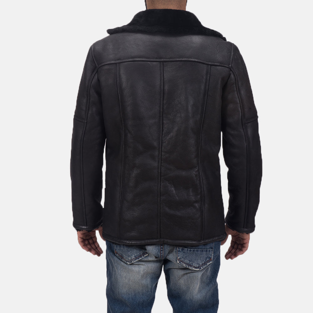 Furcliff Double Face Shearling Leather Coat