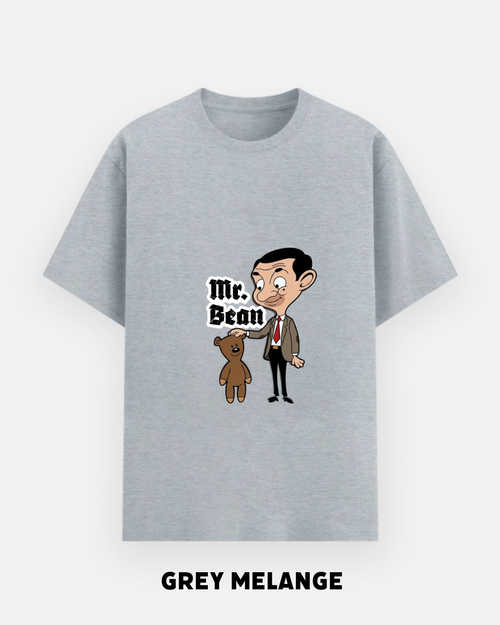 Mr. Bean Oversized Graphic T-Shirt | Funny Cartoon by Let's Wears