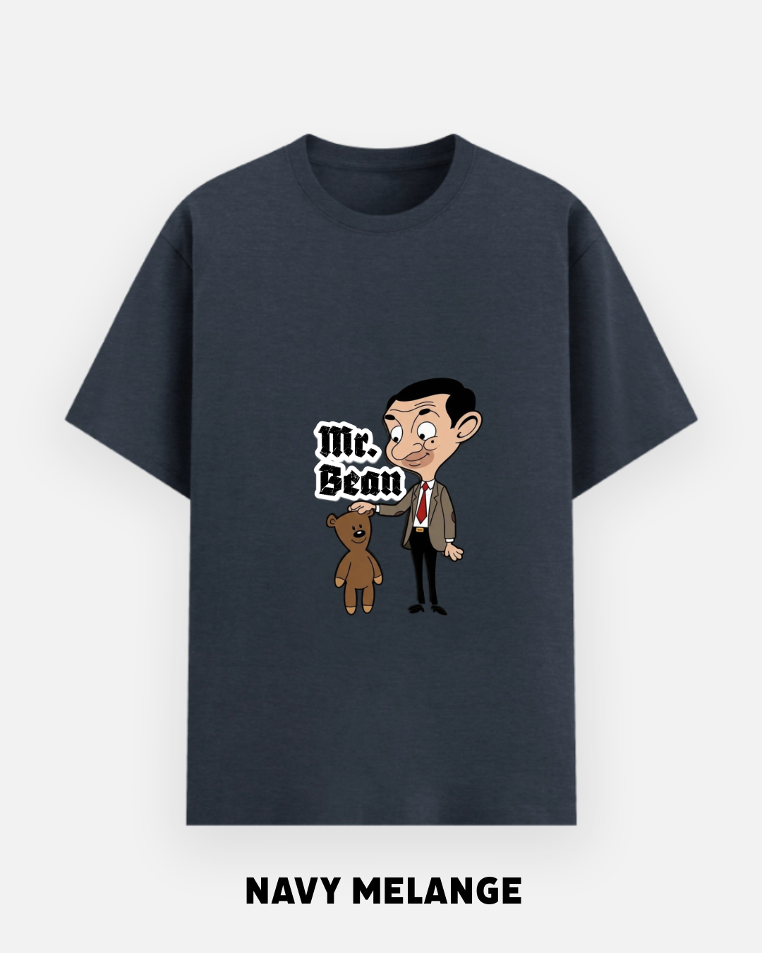 Mr. Bean Oversized Graphic T-Shirt | Funny Cartoon by Let's Wears