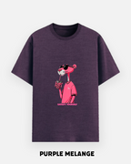 Pink Panther Satisfy Yourself Oversized T-Shirt | Funny Cartoon Graphic Tee | Let's Wears