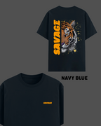 Savage Tiger Oversized T-Shirt | Premium Streetwear Graphic Tee by Let's Wears