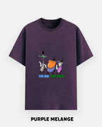 Teen Bhai Teeno Tabhai Oversized T-Shirt | Funny Cartoon by Let's Wears