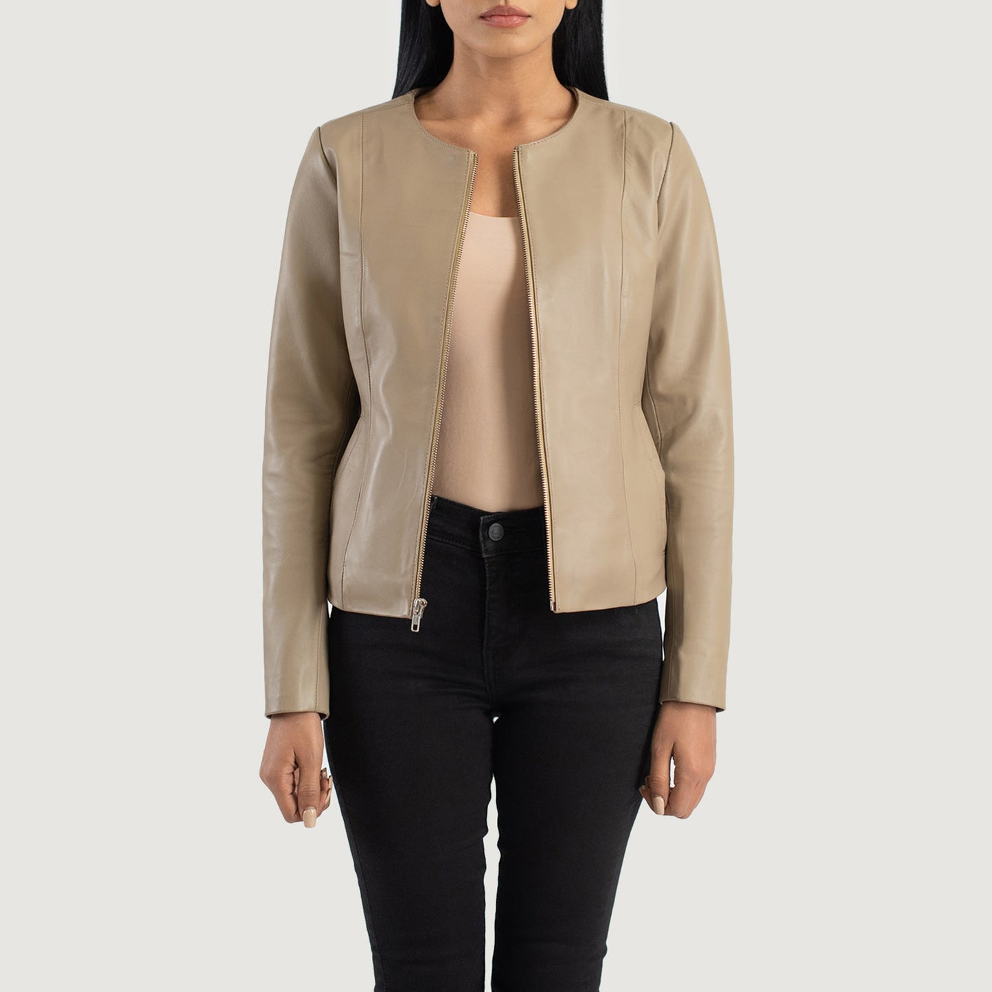 Sherilyn B-3 Brown Leather Bomber Jacket