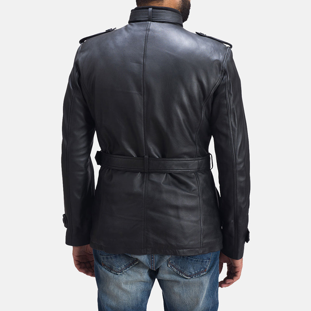 Hunter Black Leather Jacket