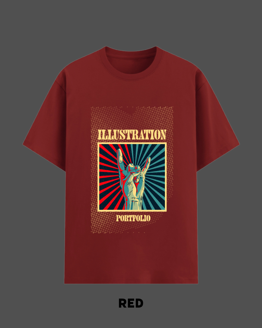 Vintage Rock Hand Graphic Oversized T-Shirt – Premium Streetwear Tee for Men & Women