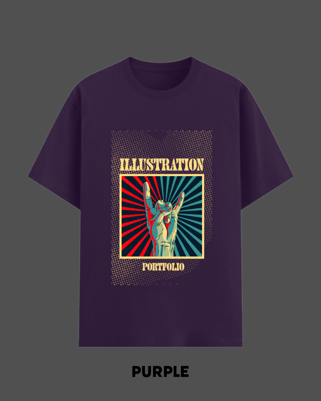 Vintage Rock Hand Graphic Oversized T-Shirt – Premium Streetwear Tee for Men & Women