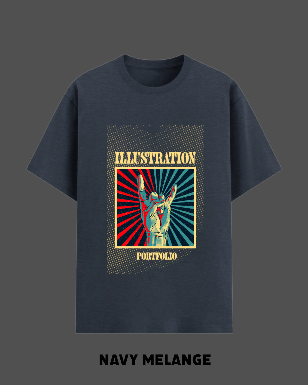 Vintage Rock Hand Graphic Oversized T-Shirt – Premium Streetwear Tee for Men & Women