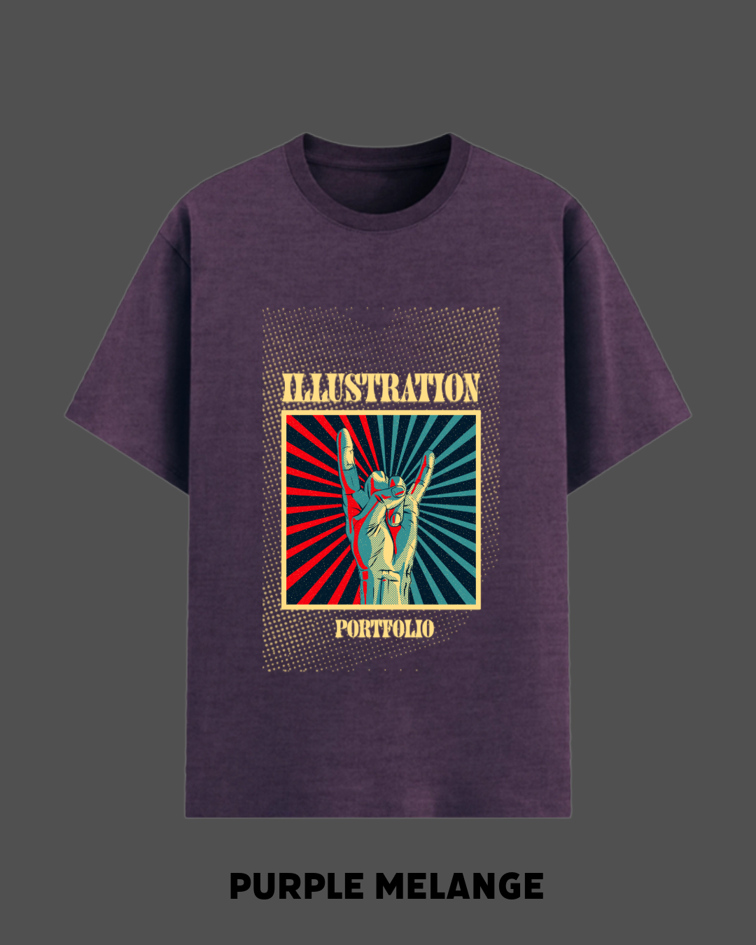 Vintage Rock Hand Graphic Oversized T-Shirt – Premium Streetwear Tee for Men & Women