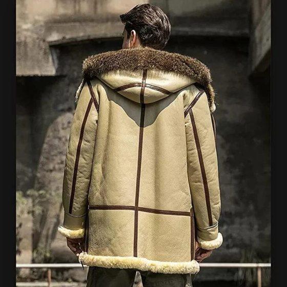 Men’s B3 Bomber Shearling Fur Jacket