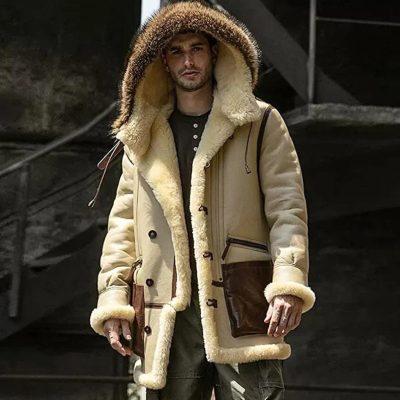 Men’s B3 Bomber Shearling Fur Jacket