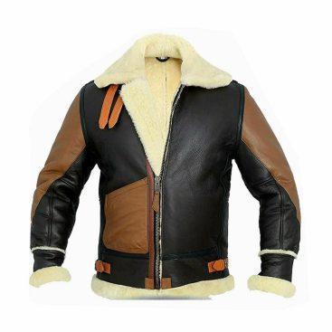 Men’s B3 RAF Fur Shearling Fur Leather Jacket