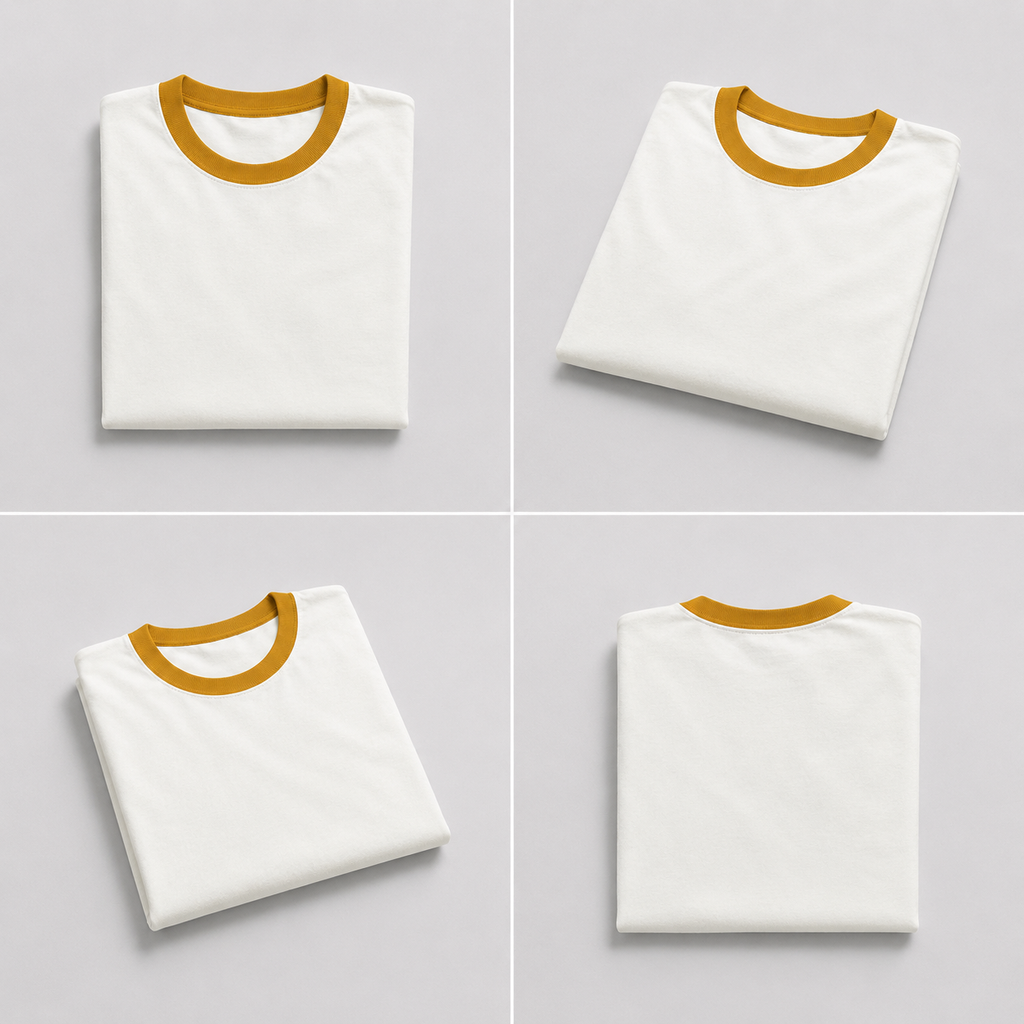 Mustard yellow off white