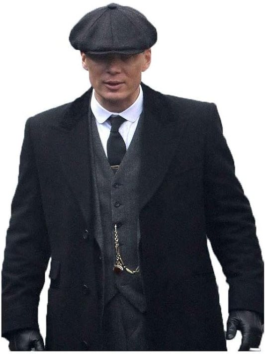 Peaky Blinder Long Black Trench Coat