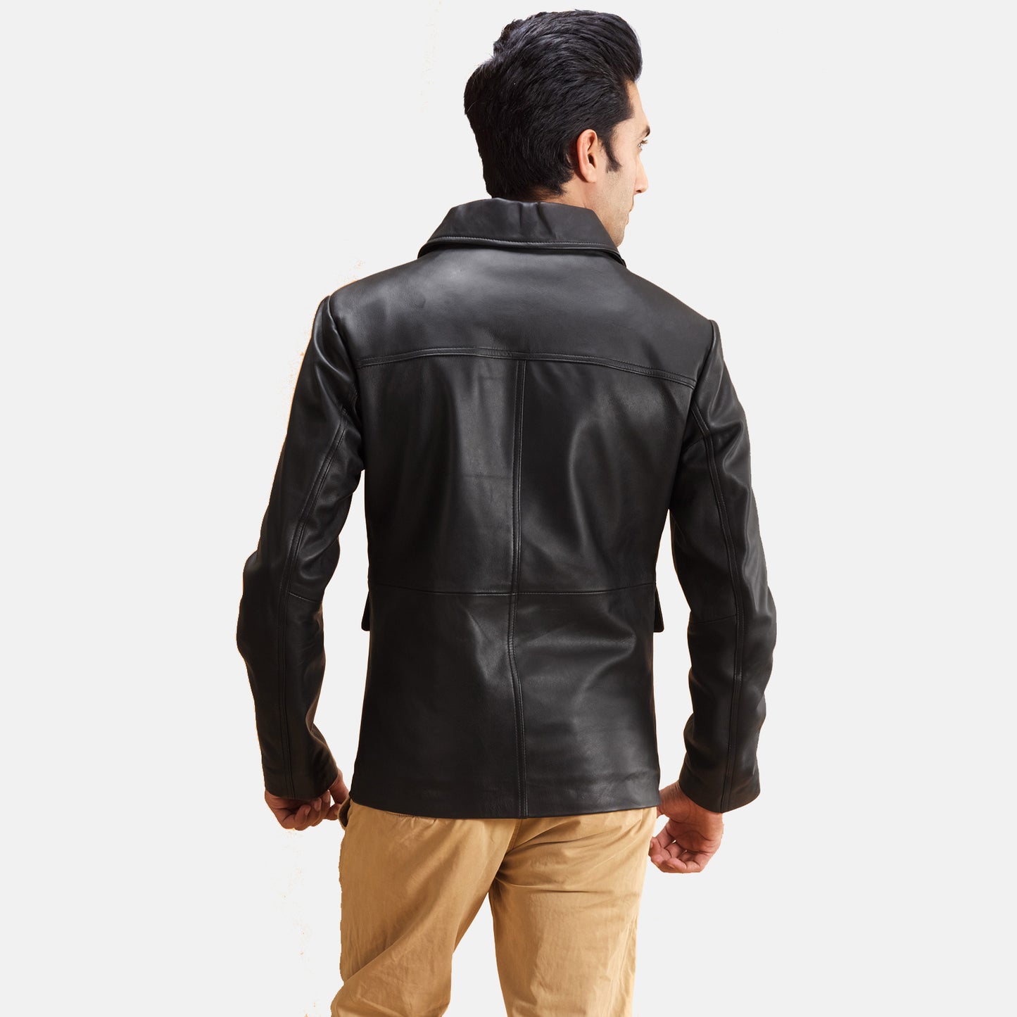 Raven Black Leather Jacket