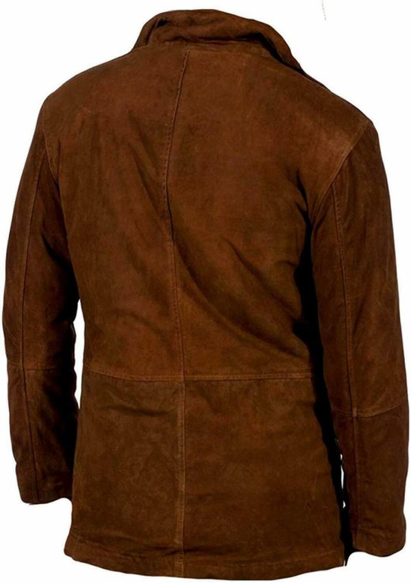 Robert Sheriff’s Brown Vintage Suede Leather Jacket