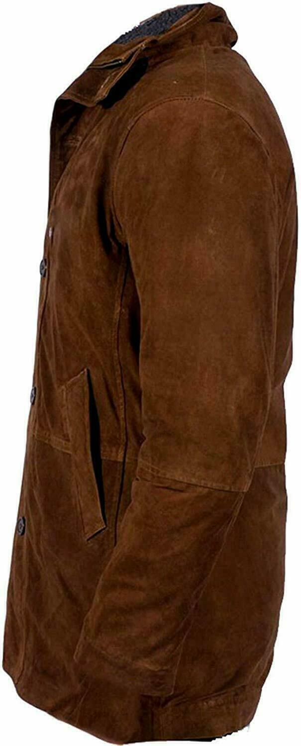 Robert Sheriff’s Brown Vintage Suede Leather Jacket