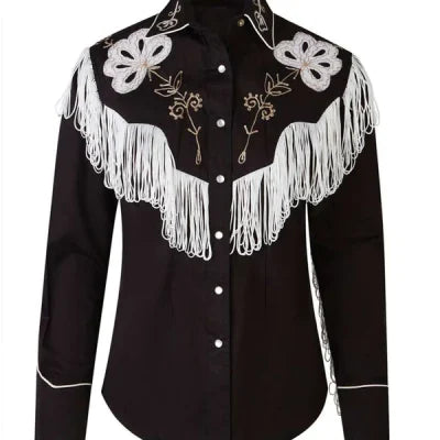 Ryan Gosling’s Barbie 2023 Black Fringe Jacket