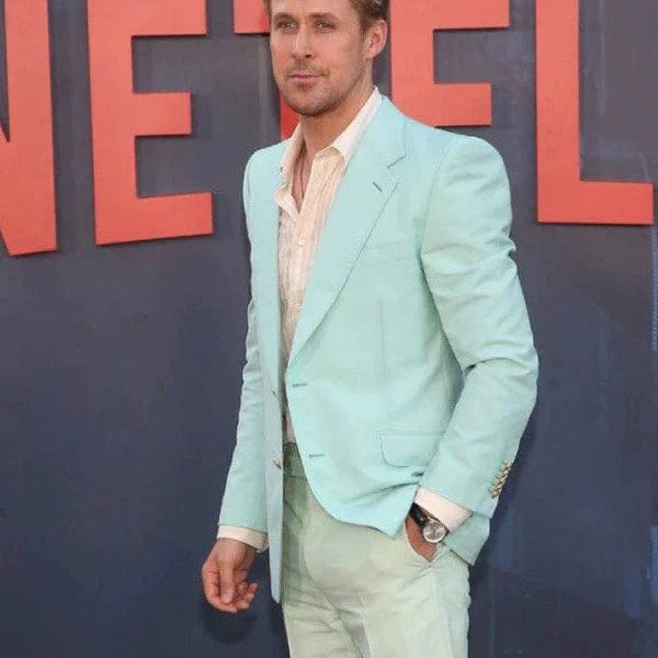 Ryan Gosling’s Barbie 2023 Blue Coat