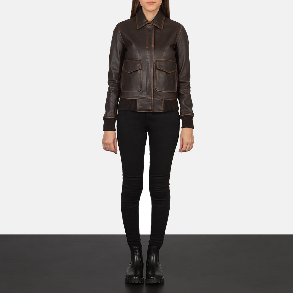 Vixen Black Classic Collar Leather Jacket