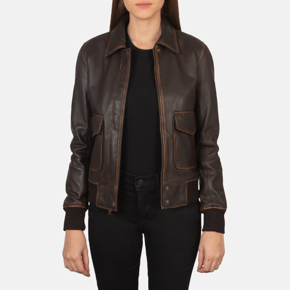 Vixen Black Classic Collar Leather Jacket