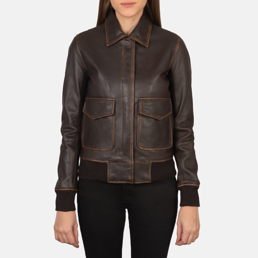 Vixen Black Classic Collar Leather Jacket