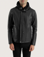 highschool-black-hooded-leather-jacket