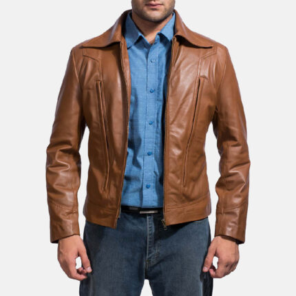 old-school-brown-leather-jacket